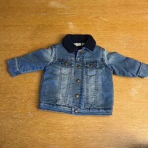 First impressions denim jacket 3 to 6 months or 12 to 17 pounds